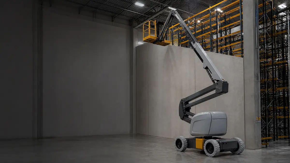Articulating Boom Lifts jobsite access in Greenville