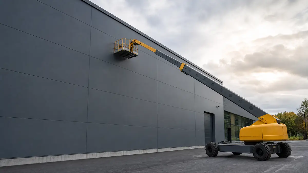 Telescopic Boom Lifts jobsite access in Greenville